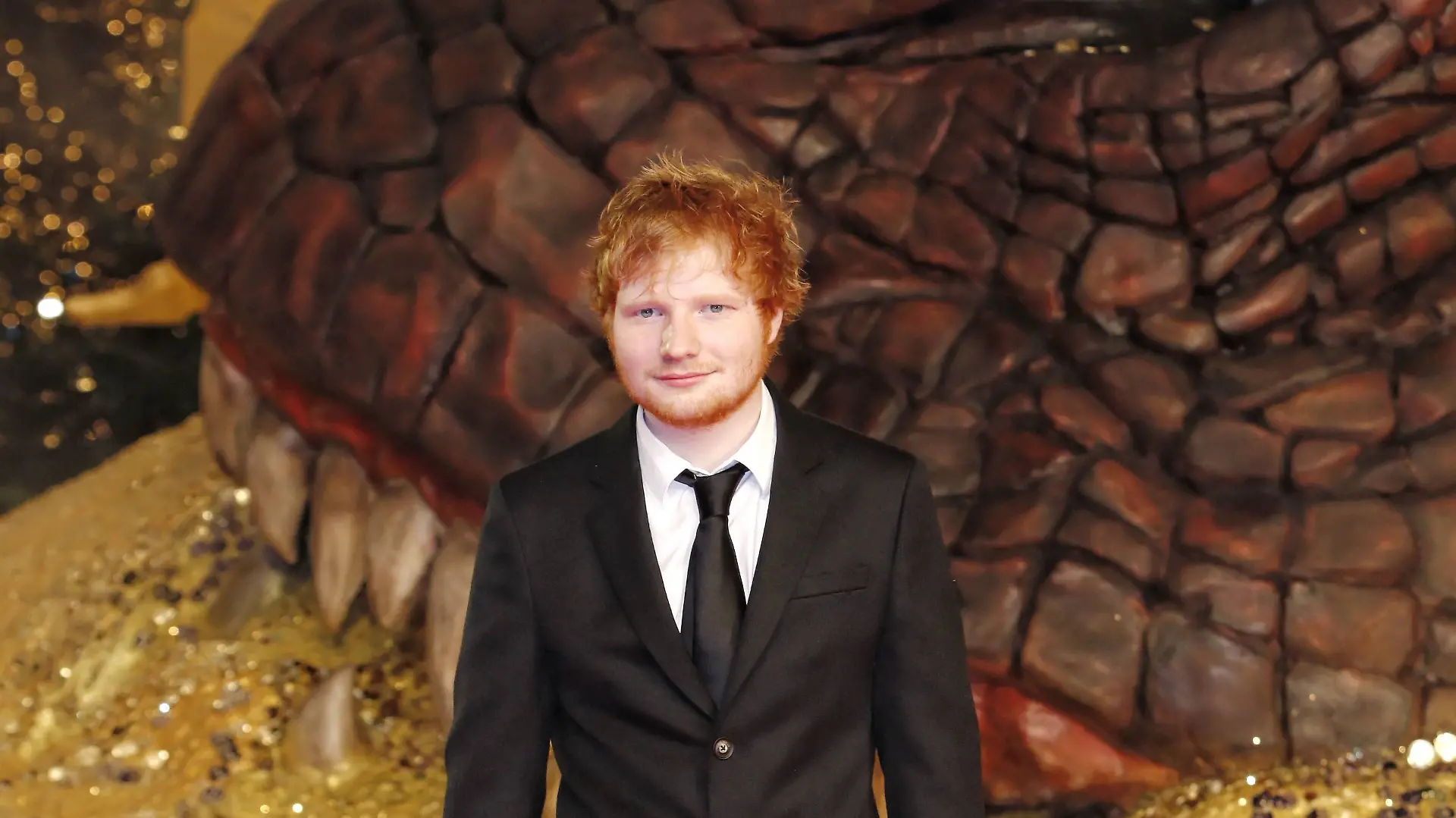 Ed Sheeran bei der Europapremiere von „The Hobbit”