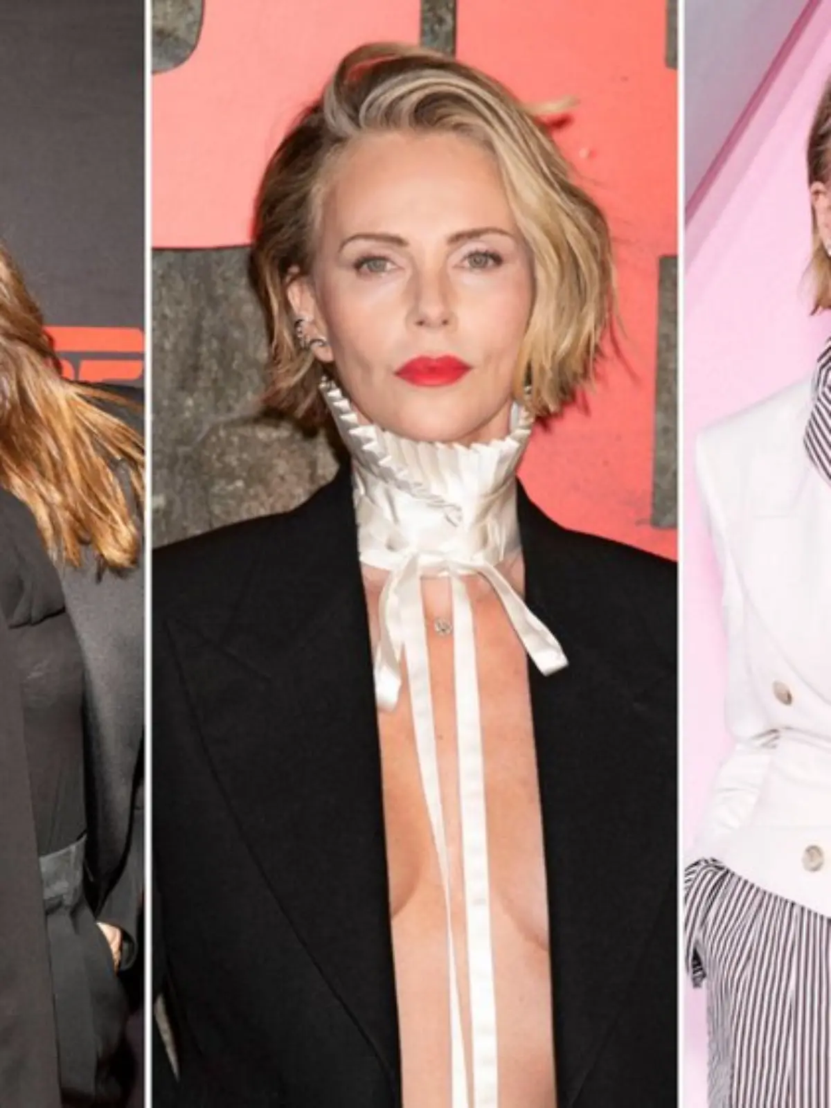 Drew Barrymore, Charlize Theron und Sharon Stone 