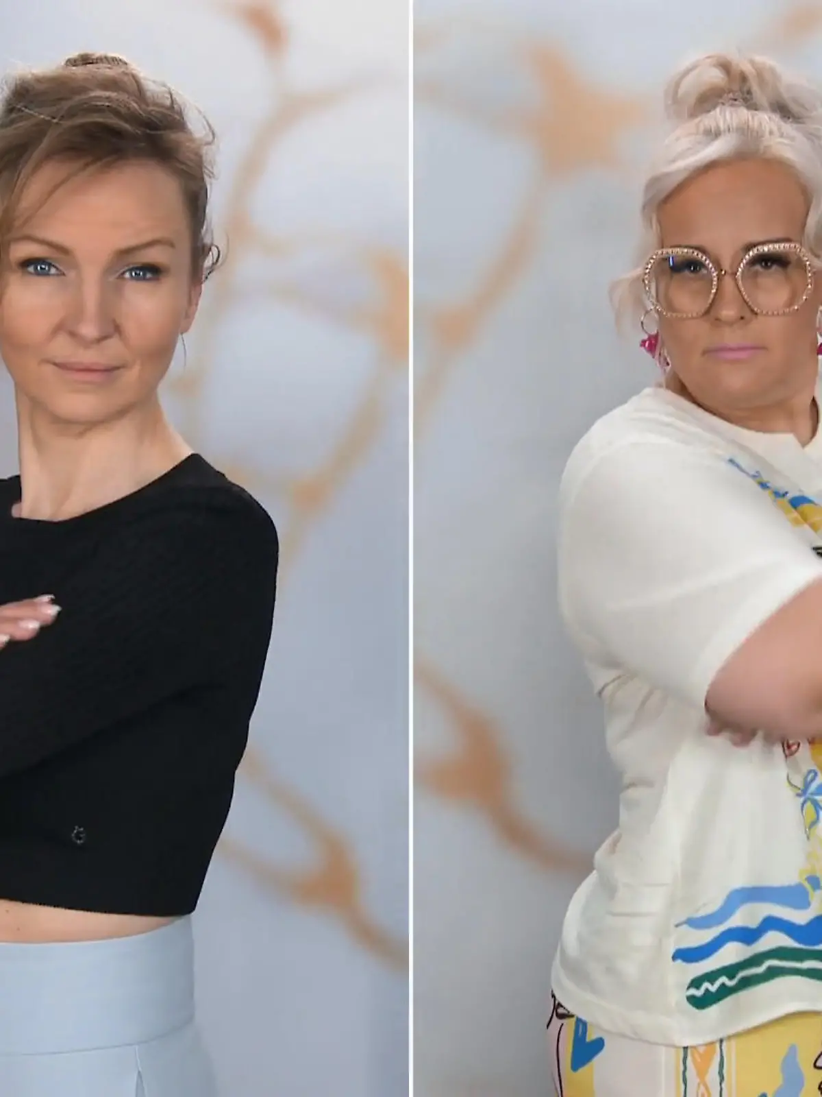 Bild zu: "Claudia und Anja fragen sich: Wer hat das stärkere Kleid dabei?"