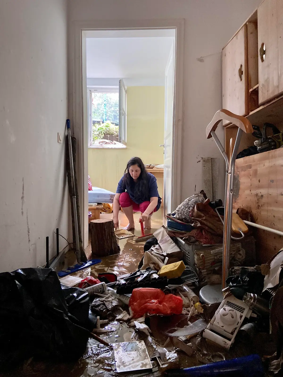 Nach Überflutung: So sieht es in den Wohnungen aus