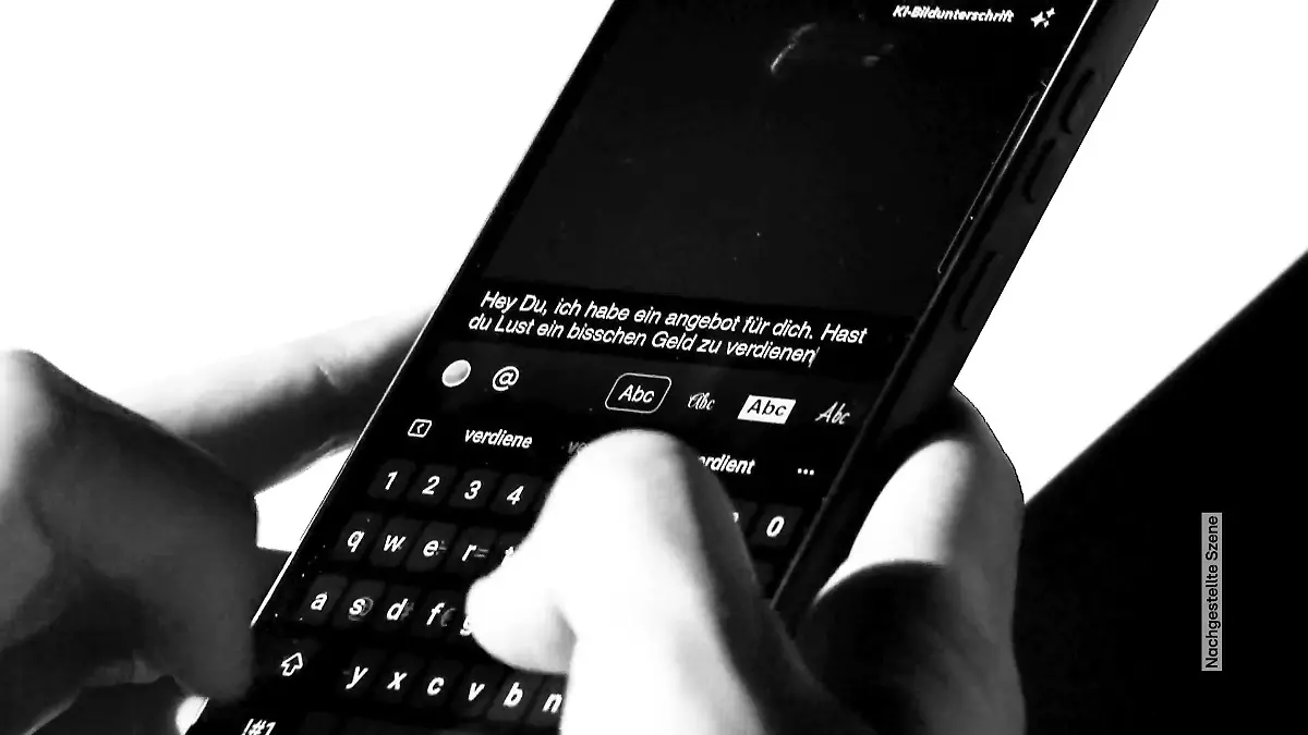 Kriminelle suchen jugendliche Straftäter im Netz Gefahr auf Social Media