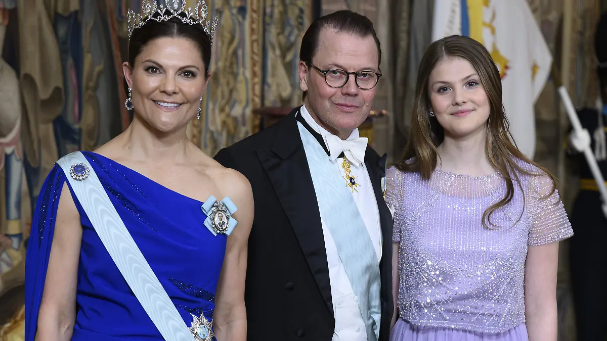 Kronprinzessin Victoria mit Ehemann Prinz Daniel und Tochter Prinzessin Estelle