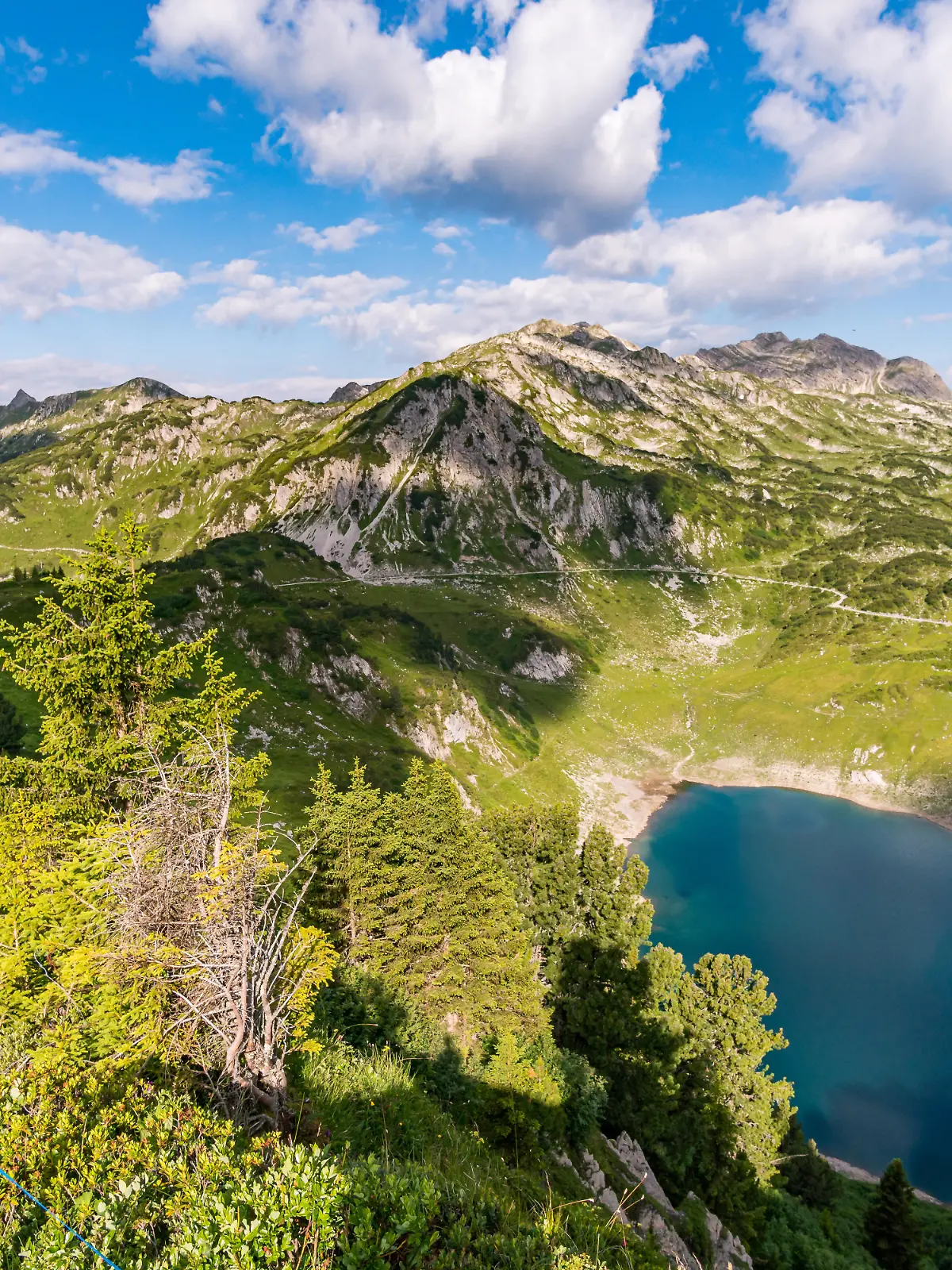 Fantastic hike in the Lechquellen Mountains in Vorarlberg Austria near Lech, Warth, Bludenz