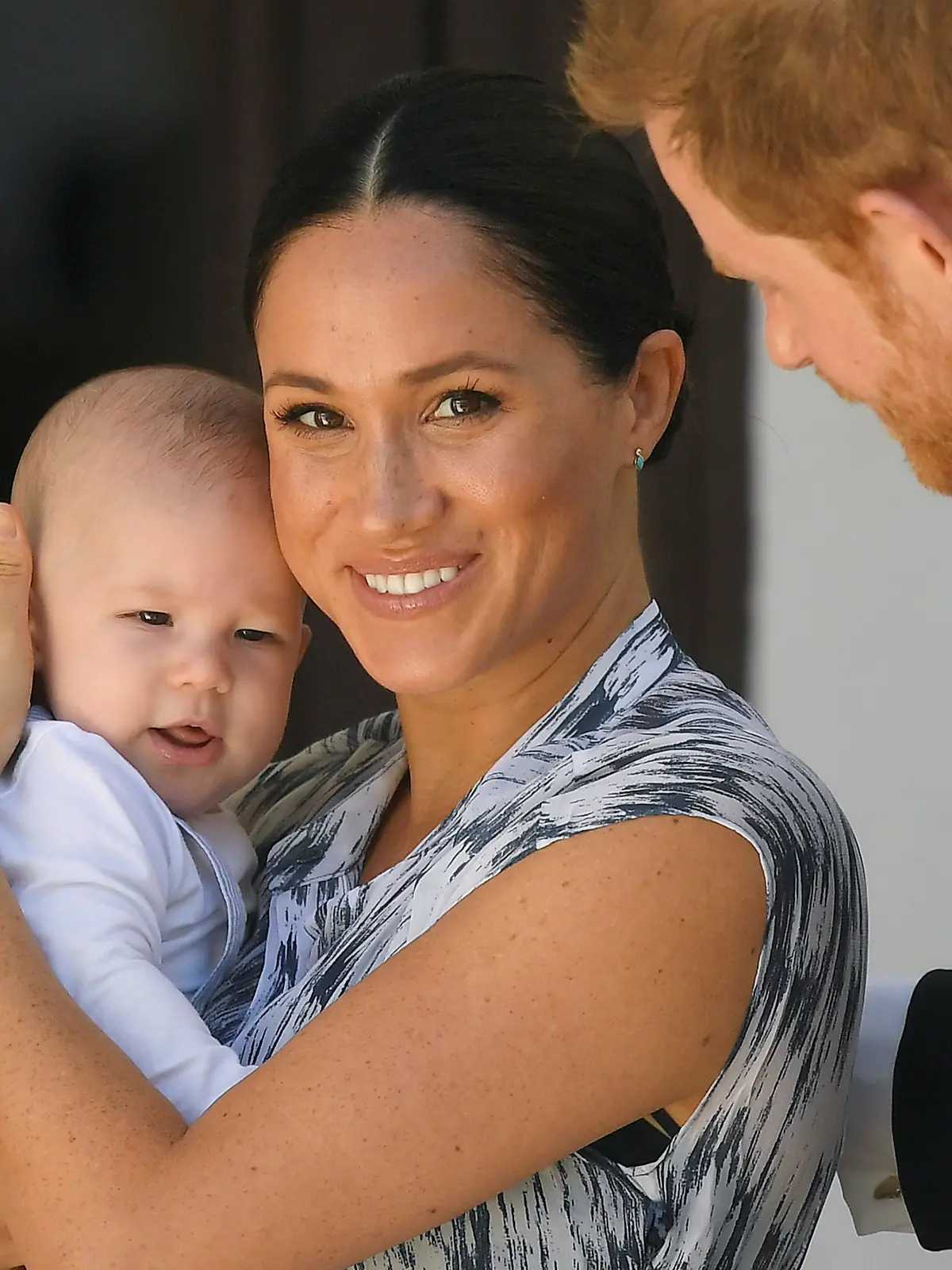 Archie Mountbatten-Windsor mit seinen Eltern, Herzogin Meghan und Prinz Harry, im September 2019