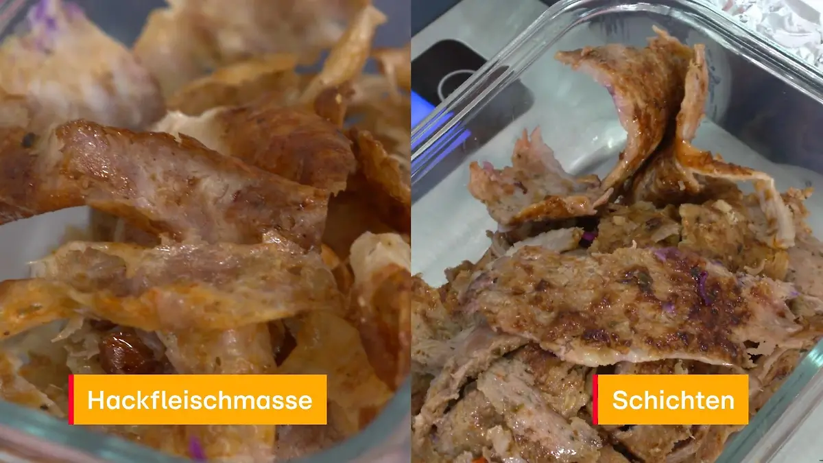 Döner-Fleisch – Schichten oder Hackfleischmasse