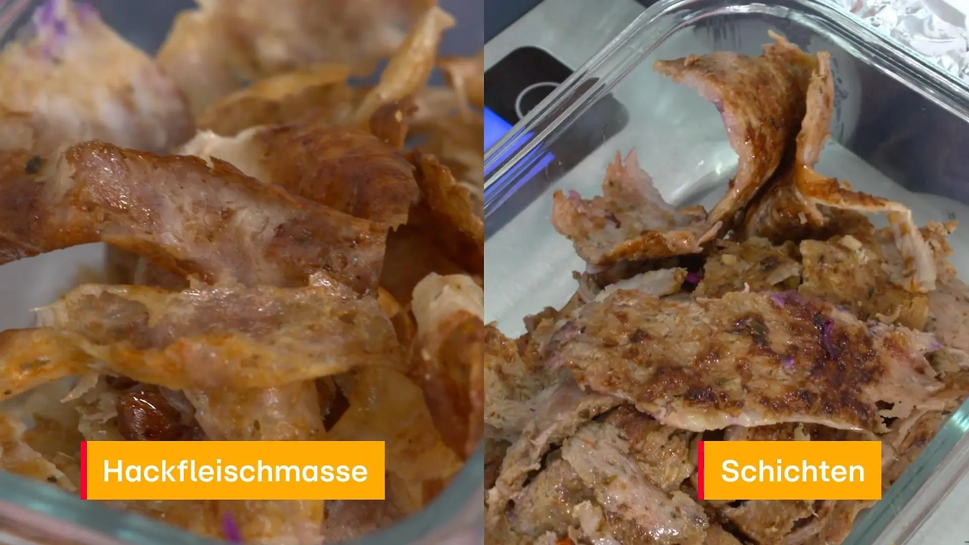Döner-Fleisch – Schichten oder Hackfleischmasse