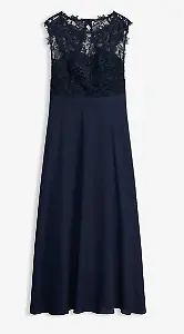 Maxikleid mit Spitze