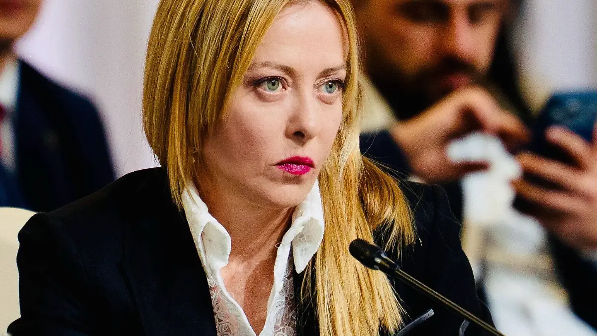 Prime Minister Giorgia Meloni, during the 8th European Political Community Summit in Yerevan, 04/05/2026//AGFEDITORIAL_AGF040526-92/Credit:Chigi Press Office/AGF/SIPA/2605050927