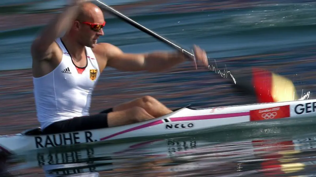 Ronald Rauhe ist ins 200-Meter-Finale gepaddelt. Foto: Christian Charisius