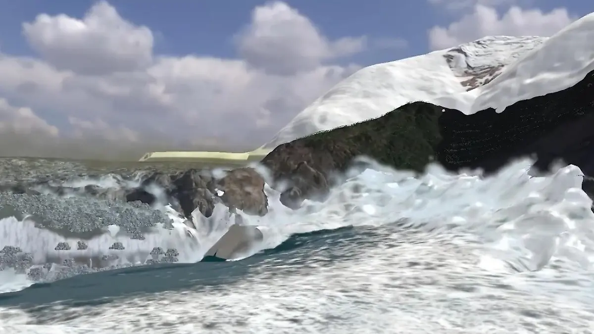 XXL-Tsunami überrollt Fjord! 481 Meter-Flutwelle reißt ALLES mit sich Gigantische Naturgewalt in Alaska