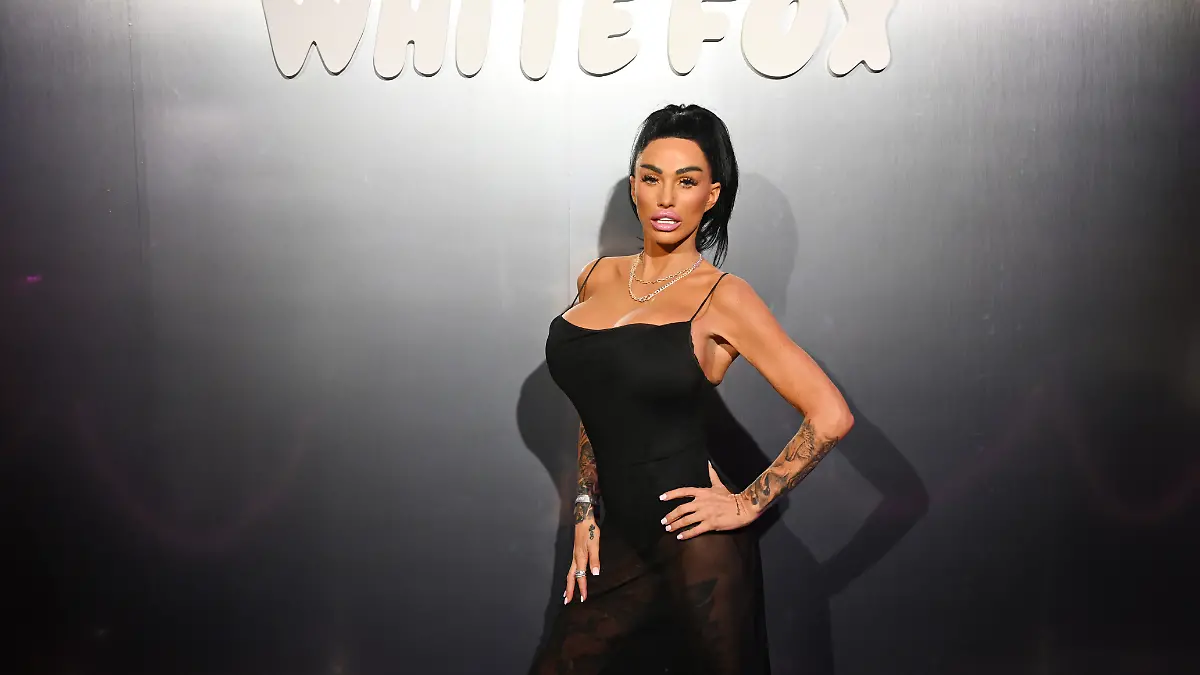 LONDON, ENGLAND - SEPTEMBER 19: Katie Price attends The Future is White Fox Party on September 19, 2024 in London, England.  (Photo by Kate Green/Getty Images)