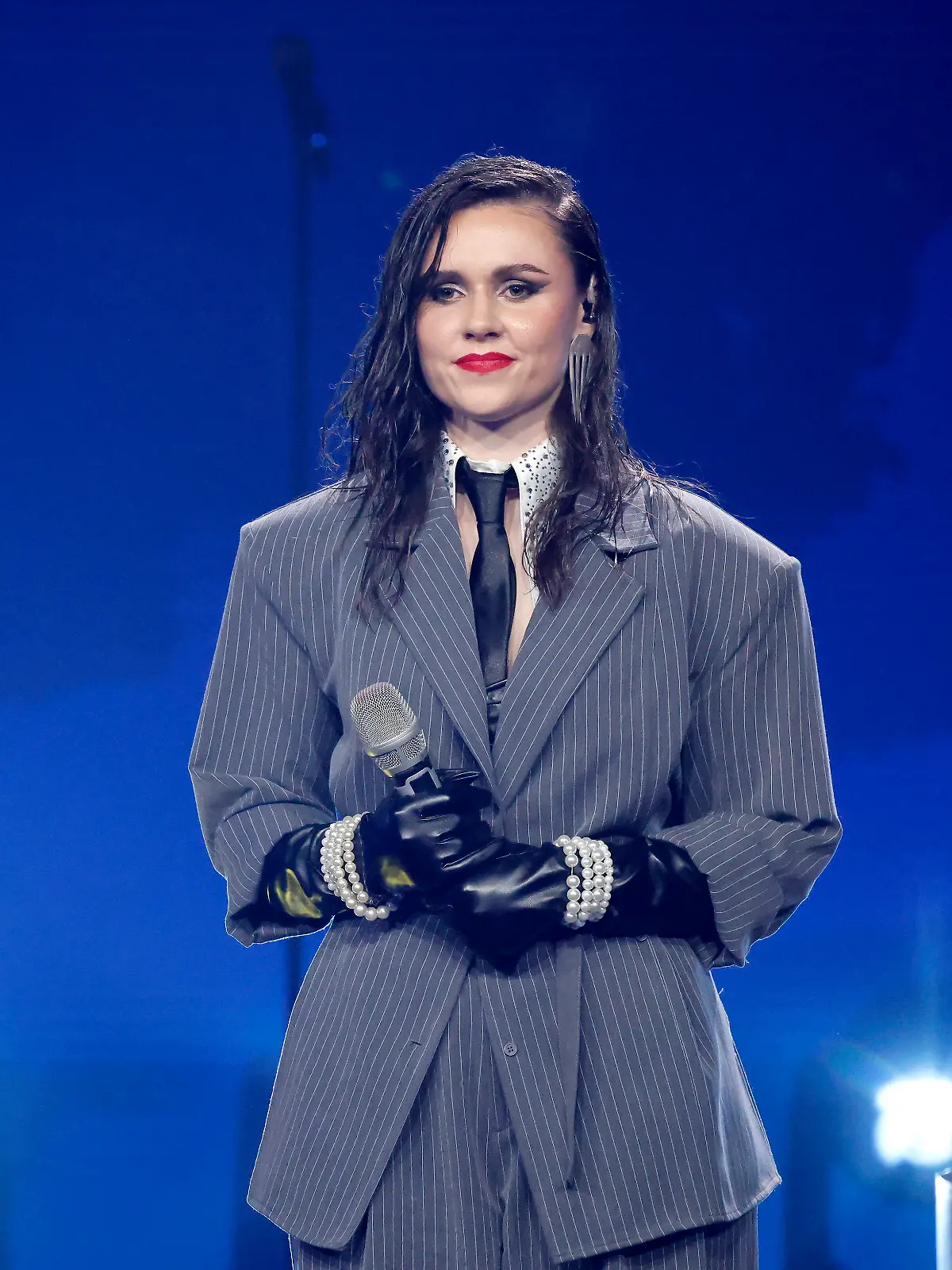 Constance Dizendorf steht als einzige Frau im DSDS-Finale. 