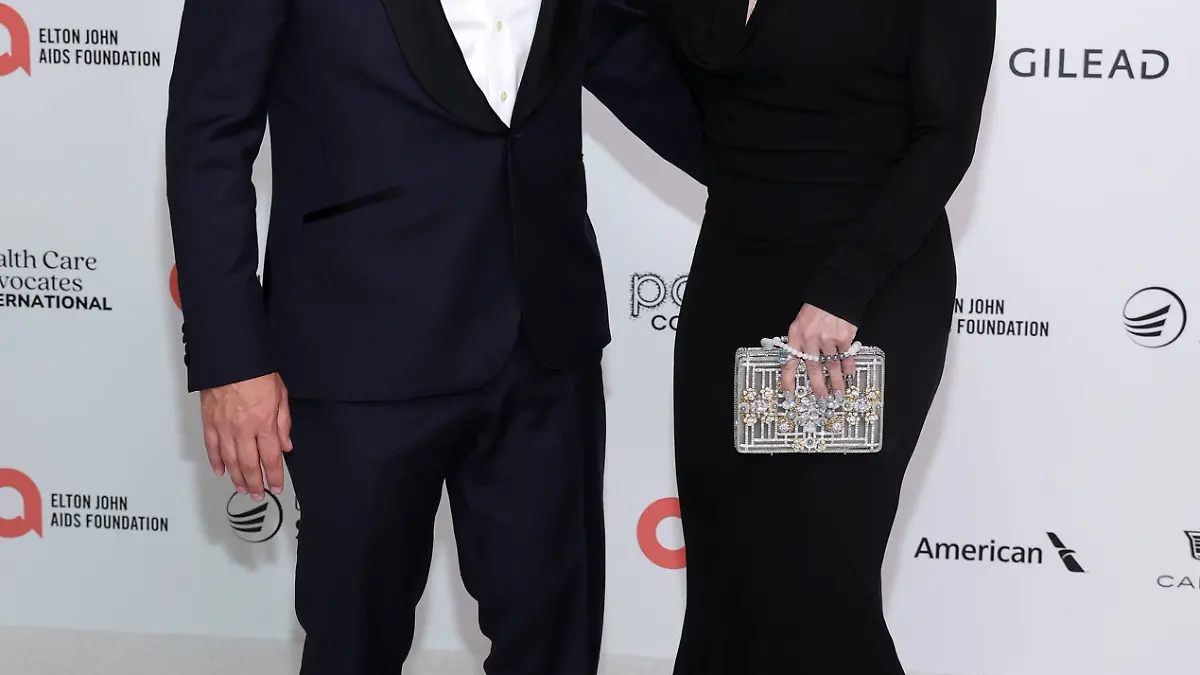 Elton John AIDS Foundation s 32nd Annual Academy Awards Viewing Party - Arrivals Featuring: David Bugliari, Alyssa Milano Where: Los Angeles, California, United States When: 10 Mar 2024 Credit: Faye s Vision/Cover Images EDITORIAL USE ONLY. RESTRICTED TO NEWSPAPERS BASED IN THE UK Copyright: xx 53560978