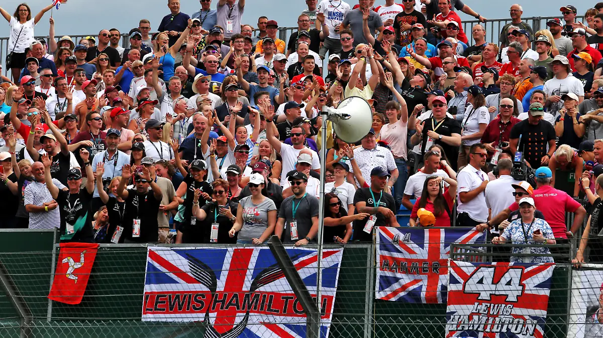 Volle Tribünen in Silverstone (2019).