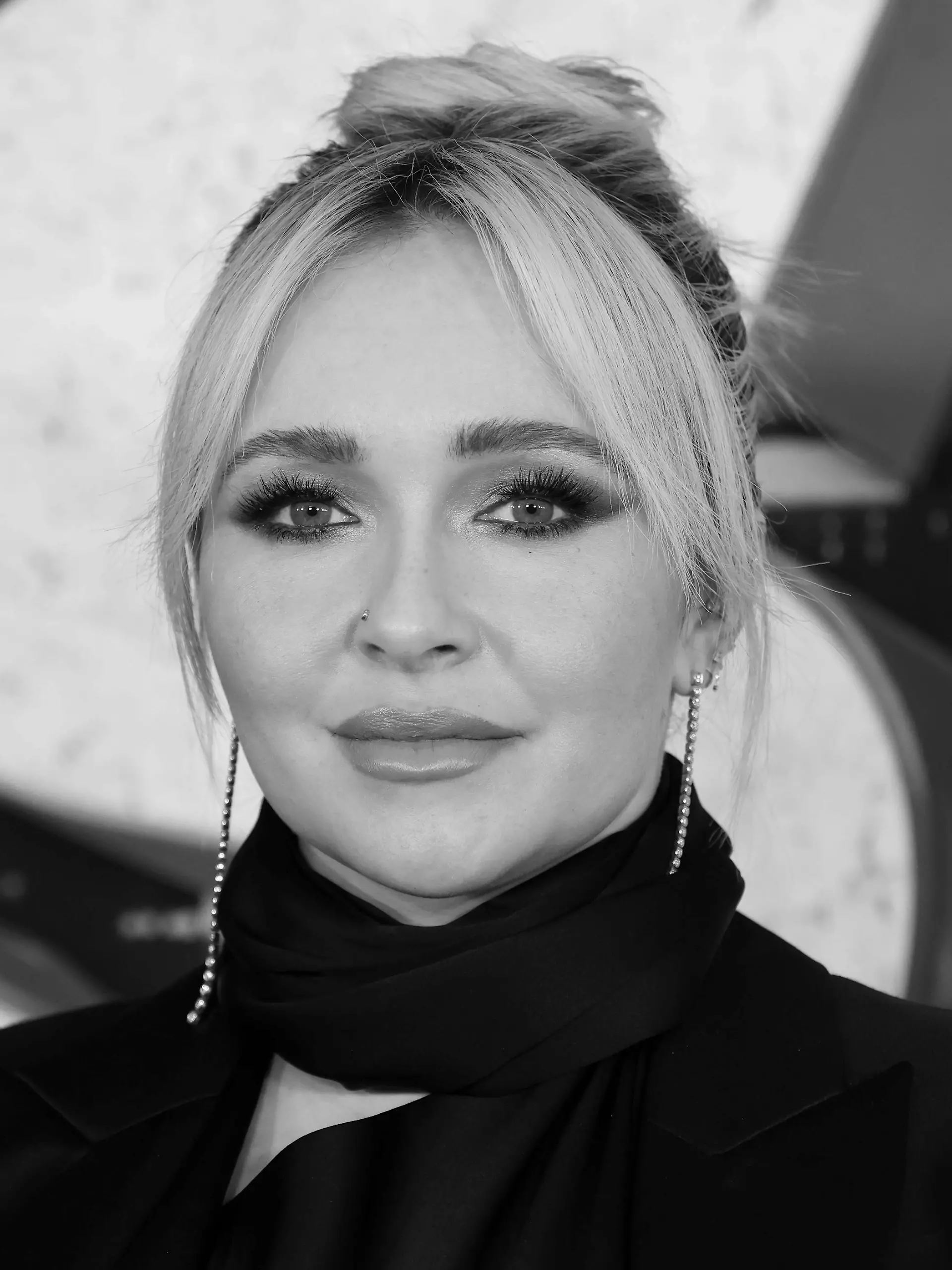 Hayden Panettiere arrives on the red carpet at the world premiere of Scream VI at AMC Lincoln Square on Monday, March 6,
