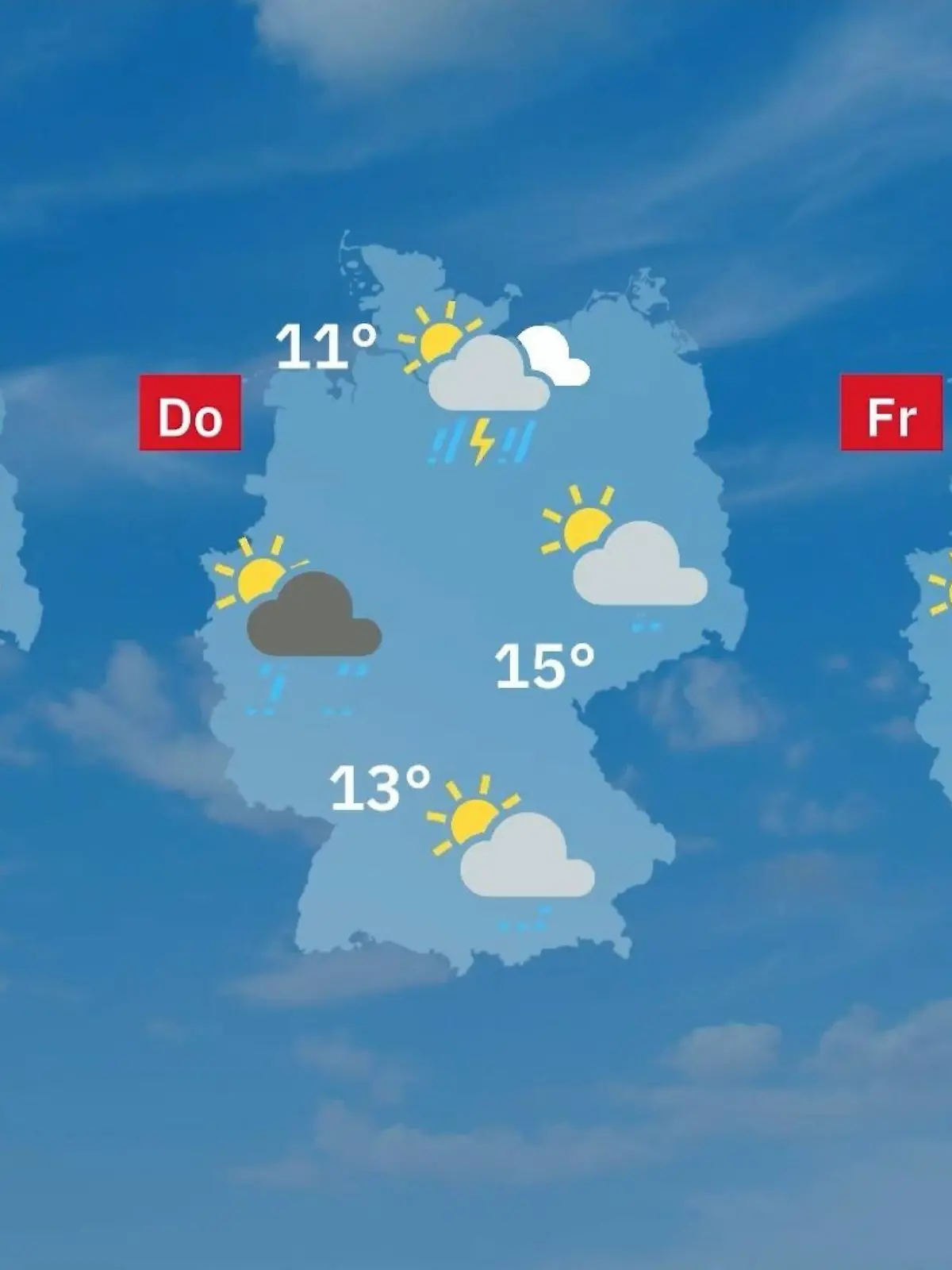 Bild zu: "Aktuelle 3-Tage-Vorhersage"