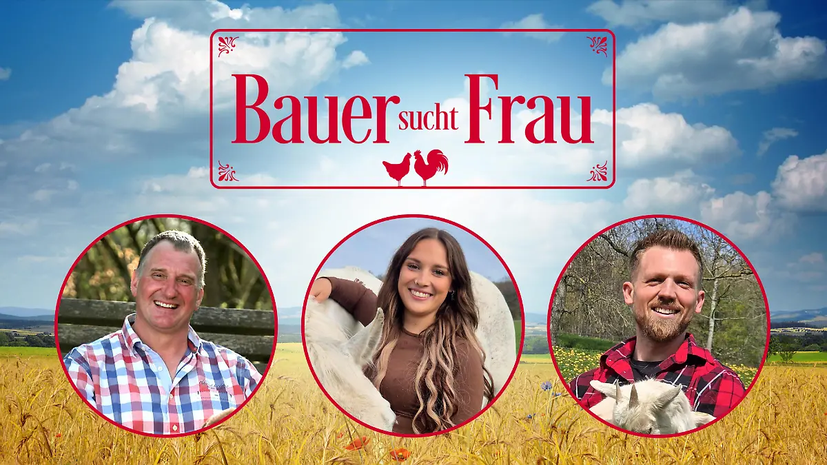 Auftakt auf den Höfen: Das sind die ersten 3 Singles: Björn (l.), Melina, Andi