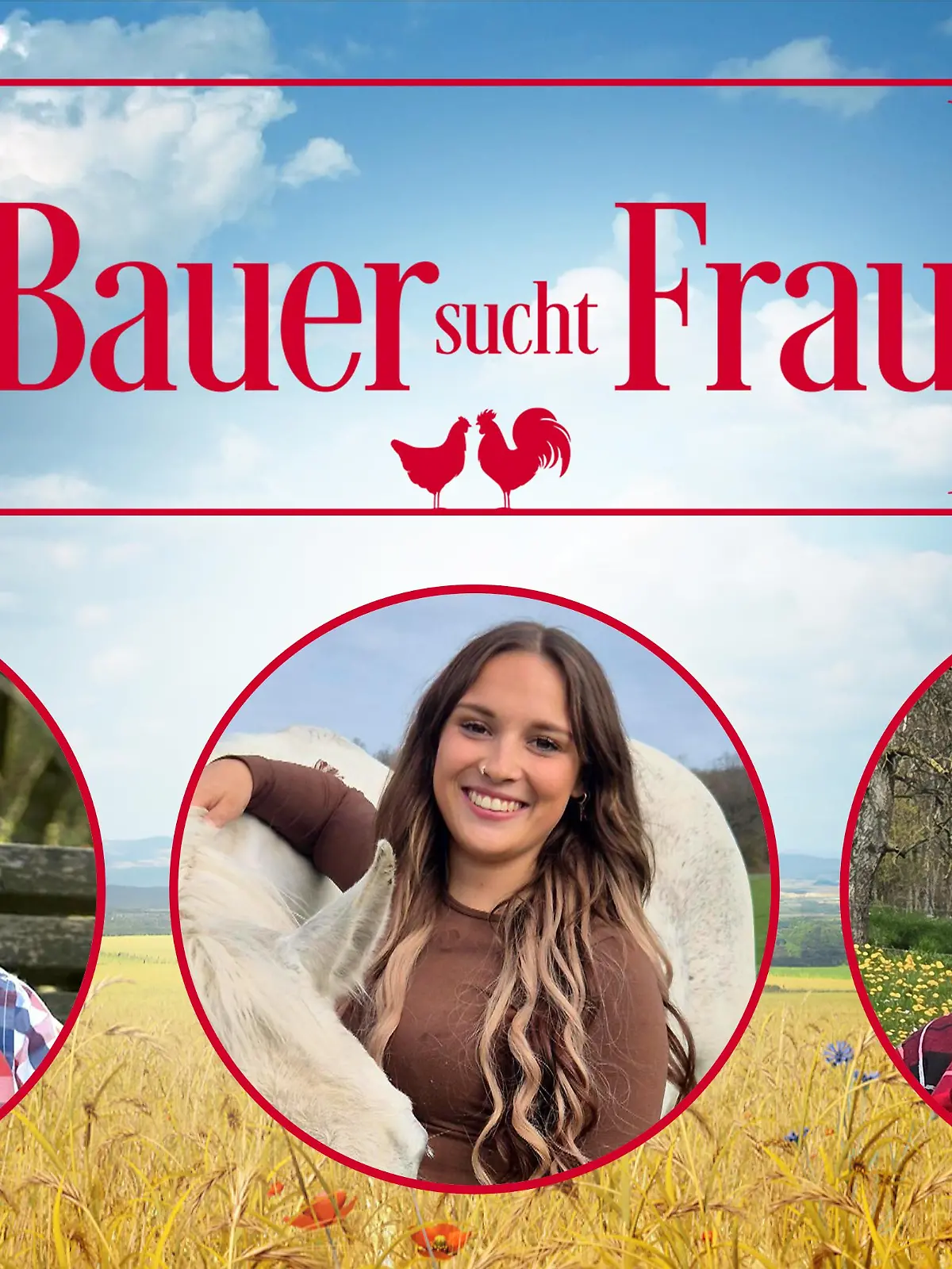 Auftakt auf den Höfen: Das sind die ersten 3 Singles: Björn (l.), Melina, Andi