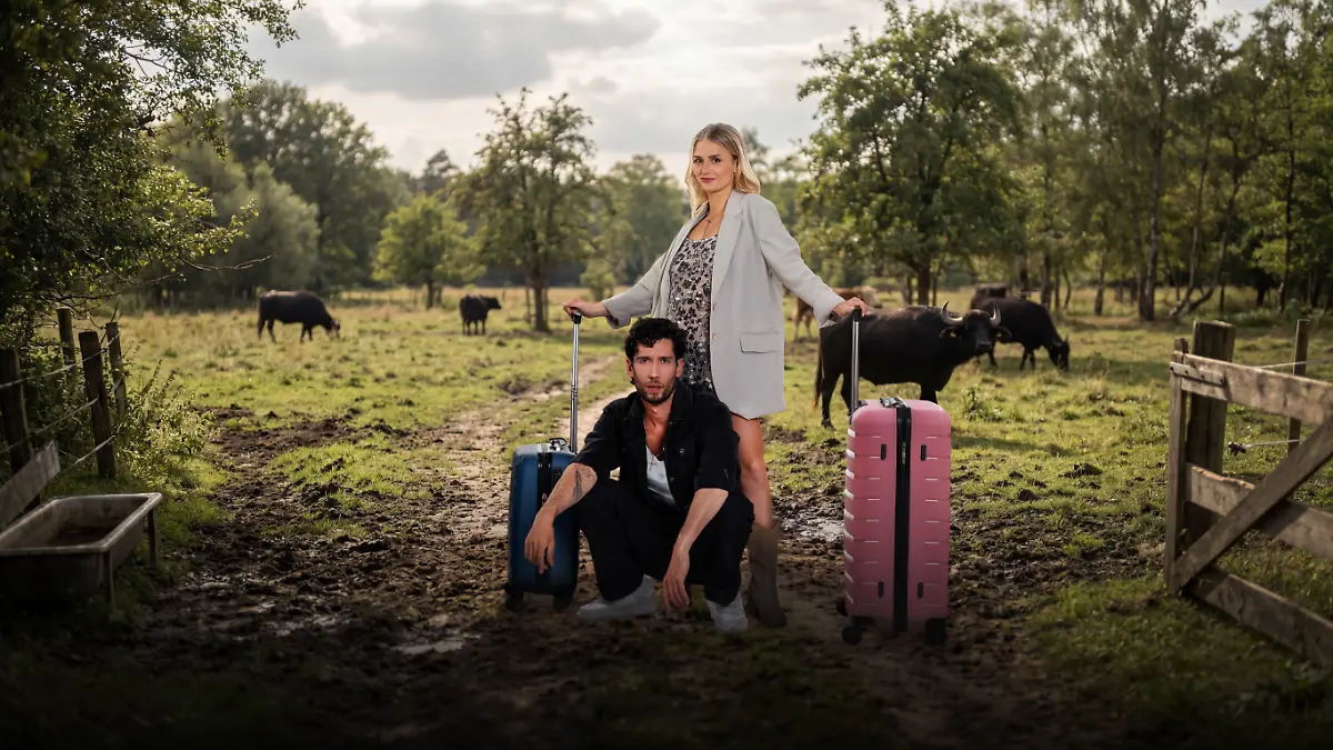 Rapper Ferry (30) und Yoga-Lehrerin Kathy (29)
