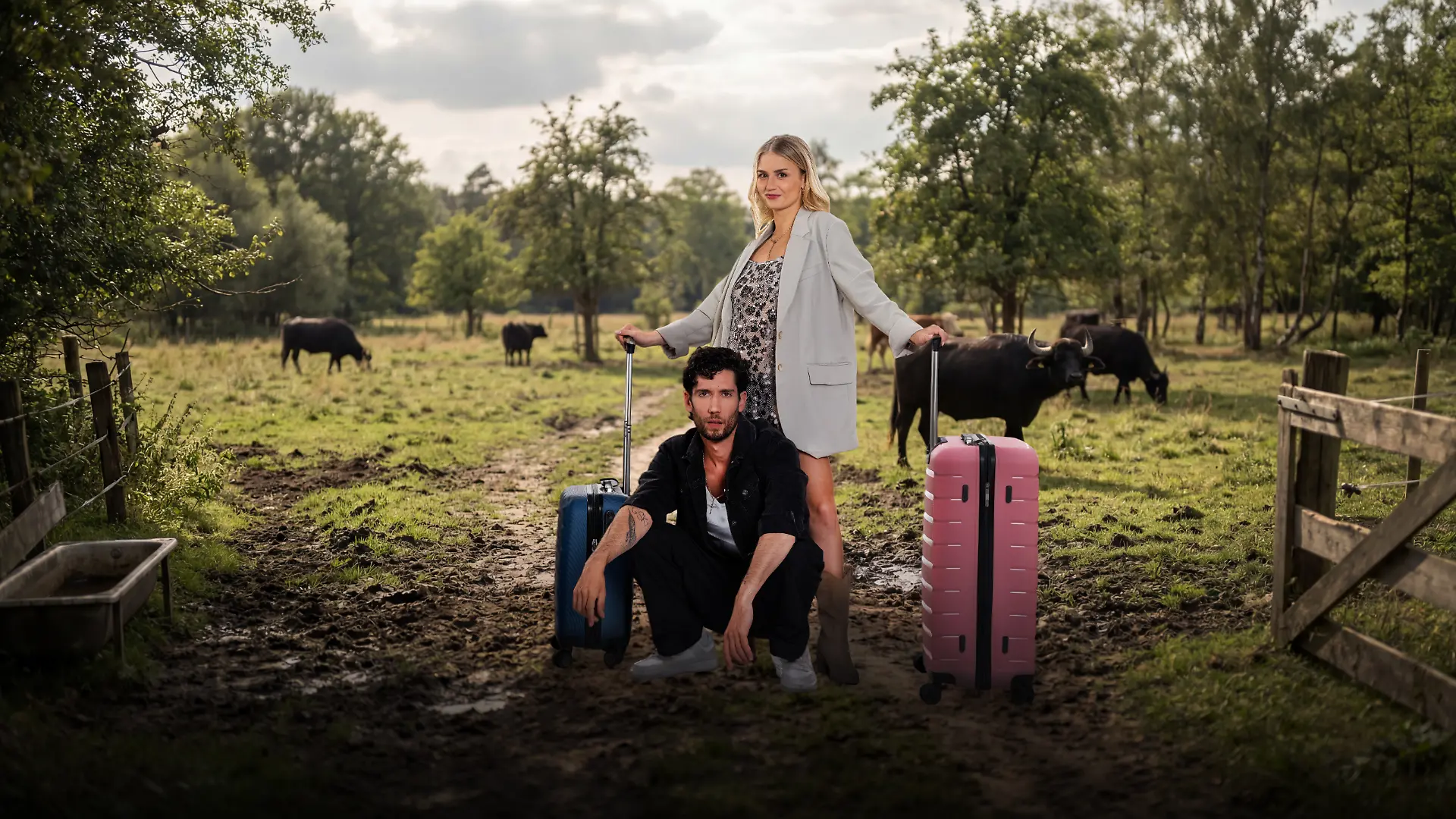 Rapper Ferry (30) und Yoga-Lehrerin Kathy (29)