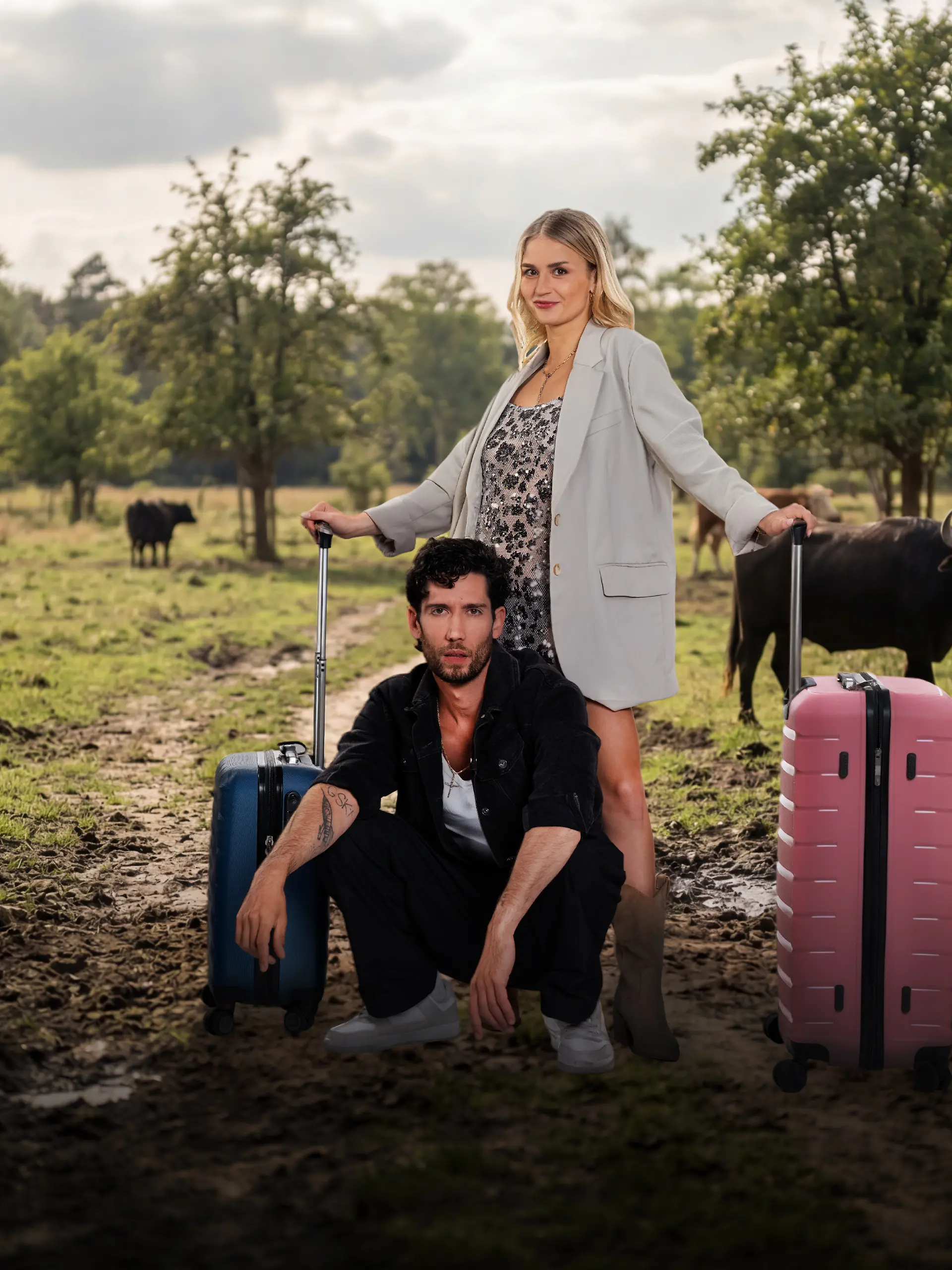 Rapper Ferry (30) und Yoga-Lehrerin Kathy (29)