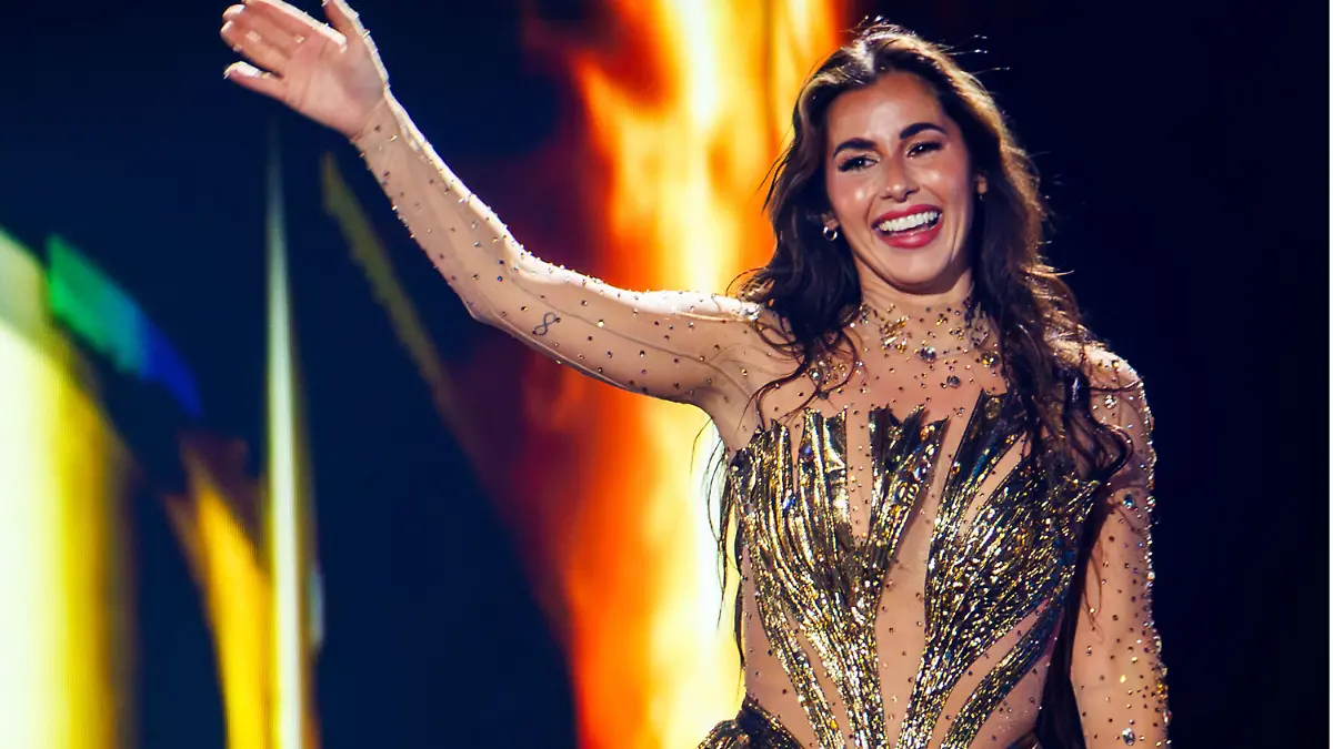 Sarah Engels aus Deutschland mit dem Titel „Fire“ stehen auf der Bühne des 70. Eurovision Song Contest (ESC) bei den Proben für das erste Halbfinale am 12.05.2026 in der Stadthalle. Insgesamt 35 Acts kämpfen um die Trophäe und knapp 60.000 Zuschauer werden bei den insgesamt neun Live-Shows erwartet.
