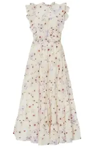 Maxikleid aus reiner Baumwolle