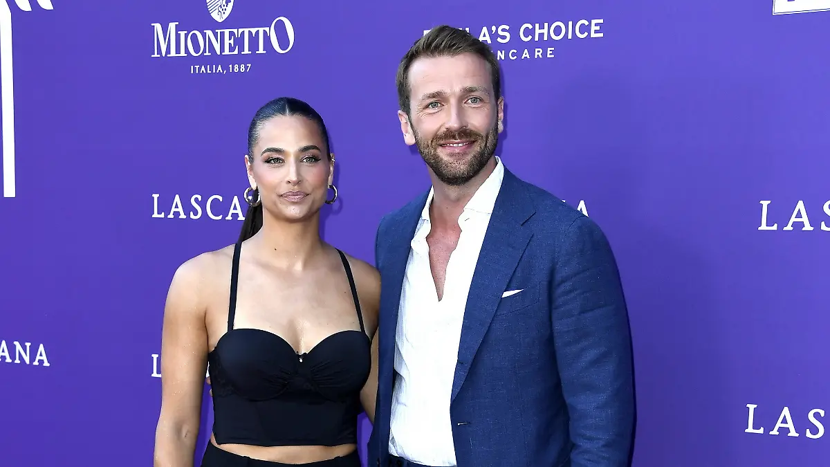 Amira Aly mit Freund Christian Düren beim LASCANA SUMMER CLUB im Rahmen der Berlin Fashion Week im Maaya in Berlin am 02.07.2025 Sonderkonditionen: Preisabsprache bei Titelverwendung erforderlich