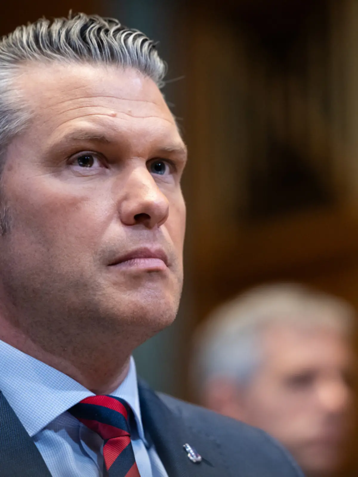 Defense Secretary Pete Hegseth testifies during a Senate Appropriations Subcommittee on Defense hearing on Capitol Hill on May 12, 2026. (Francis Chung/POLITICO via AP Images)