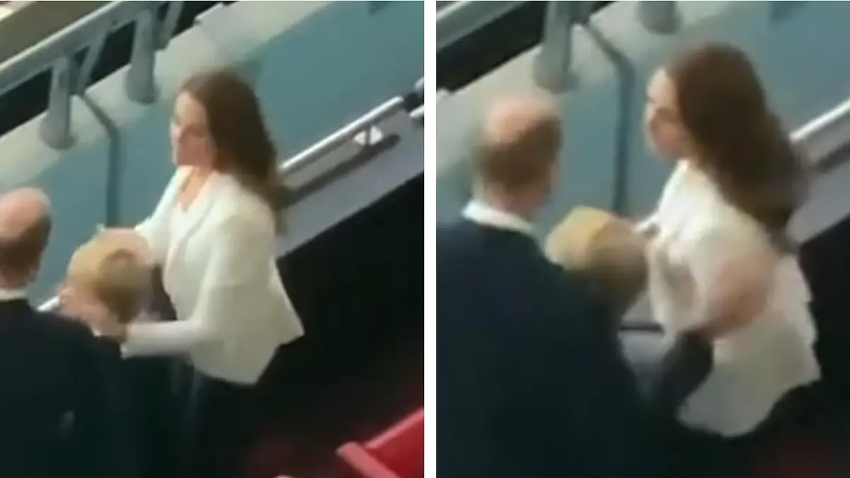 George muss von seinen Eltern Kate und William nach der EM-Pleite getröstet werden