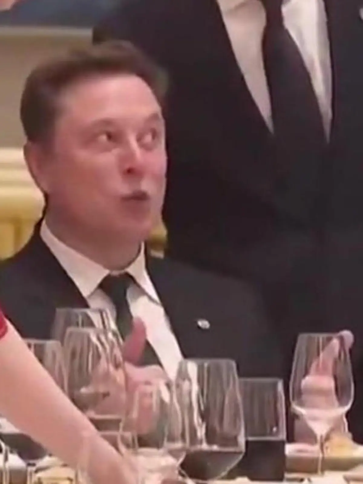Bild zu: "Bizarrer Auftritt! Elon Musk benimmt sich bei Staatsbankett völlig daneben"