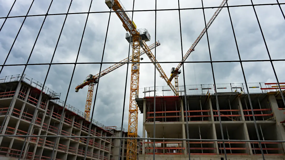 In dem Neubaugebiet Freiham entsteht auf 350 Hektar ein neuer Stadtteil, in dem über 25.000 Menschen leben und fast 15.000 arbeiten werden. (zu dpa: «Stimmung in der Wohnungsbaubranche bricht laut Ifo ein») +++ dpa-Bildfunk +++