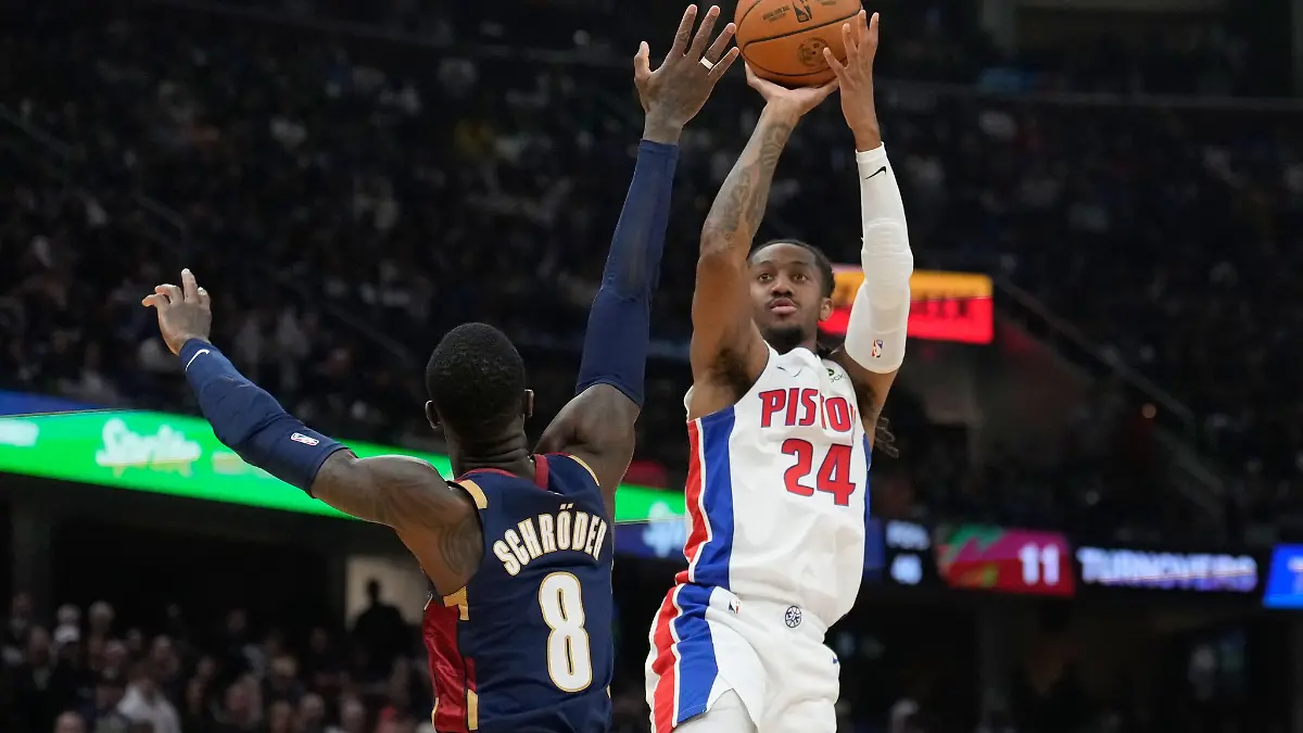 Dennis Schröder (8) blieb gegen Detroit diesmal ohne eigene Punkte.