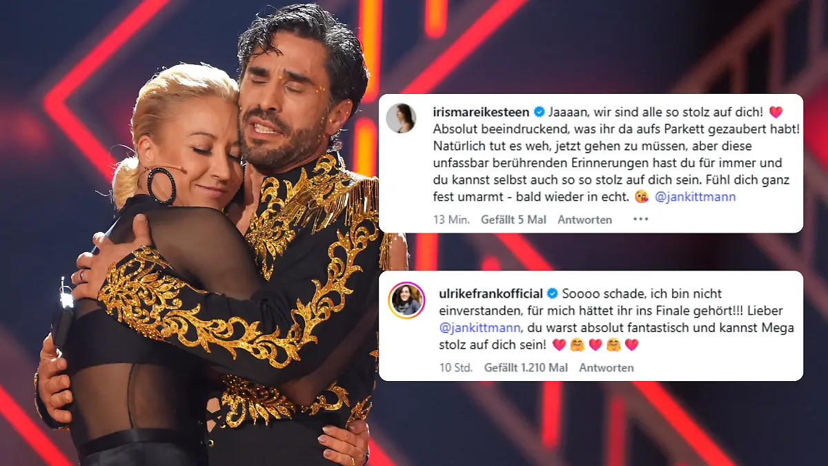 Collage: Reaktionen auf Jan Kittmanns „Let’s Dance”-Aus.