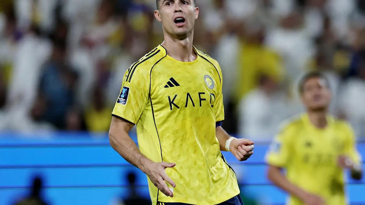 Soccer Football - AFC Champions League Two - Final - Al Nassr v Gamba Osaka - Al Awwal Park, Riydh, Saudi Arabia - May 16, 2026 Al Nassr's Cristiano Ronaldo reacts REUTERS/Hamad I Mohammed