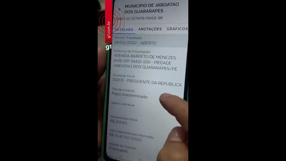 Brasilianische Krankenpflegehelferin wird versehentlich als „Präsident der Republik” registriert