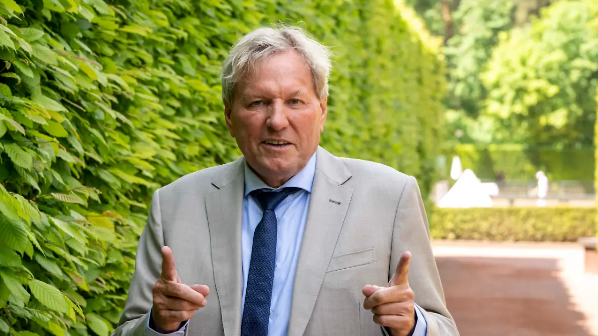 ABB/BRINK- Bernhard Brink beim PK Termin zur neuen Konzerttour unter dem Motto Danke fuer die Zeit start ist im September 2027 , PK im Tennisclub 1899 e.V. Blau-Weiss in Berlin am19.05.2026