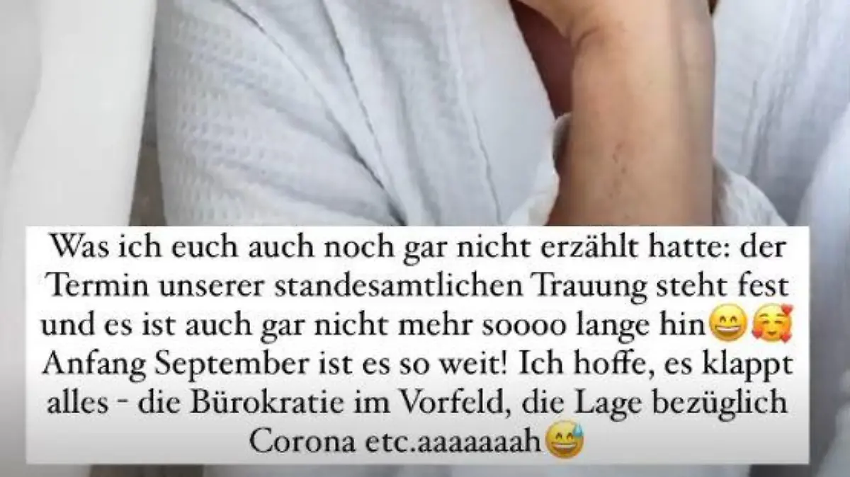 Nadine Klein verrät HOchzeitsdatum
