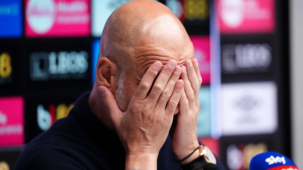 Trainer Pep Guardiola äußerte sich nicht klar zu seiner Zukunft.