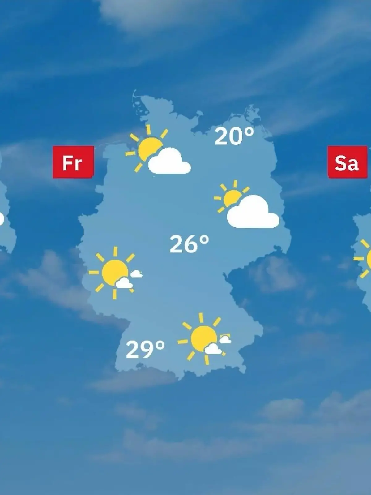Bild zu: "Aktuelle Wettervorhersage"