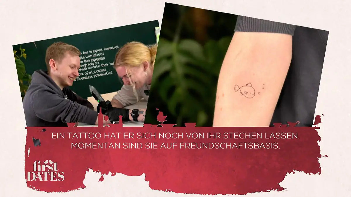 Jakob hat sich von Lea tätowieren lassen So ging es weiter