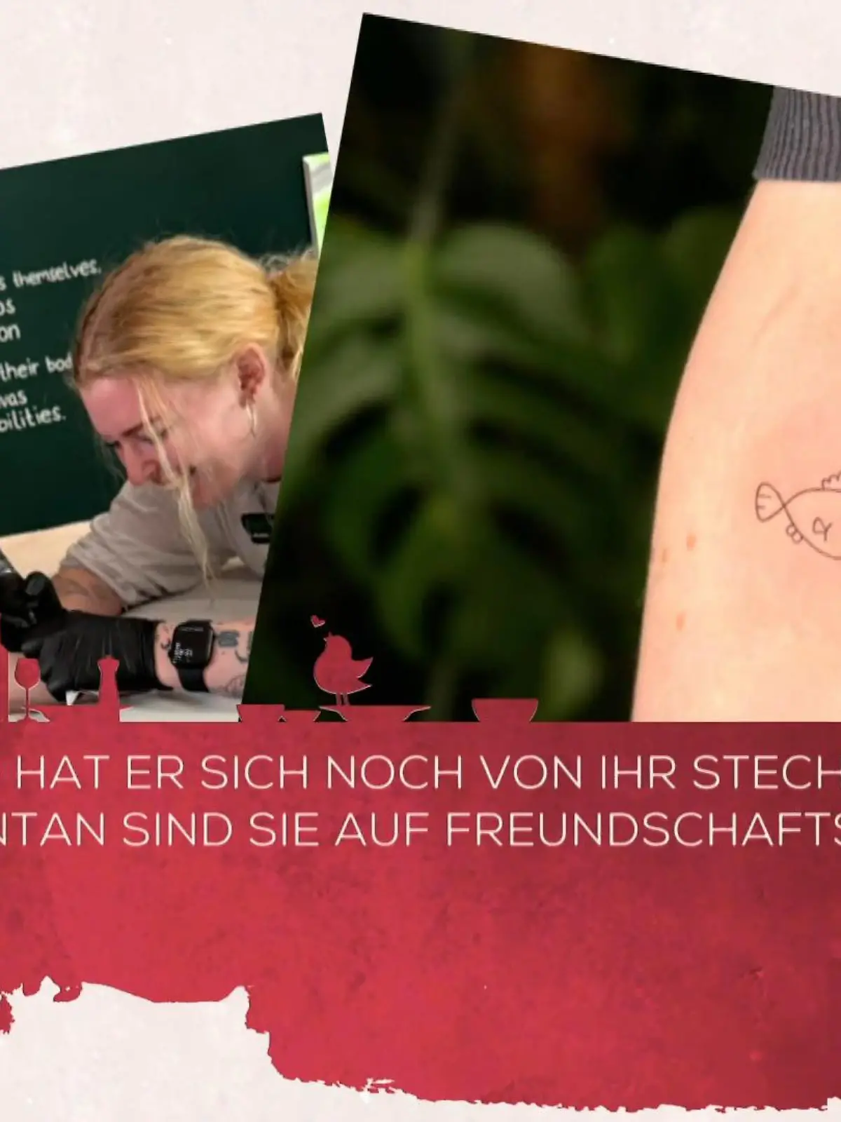 Bild zu: "Jakob hat sich von Lea tätowieren lassen"