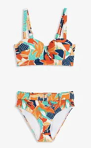 Bügel-Bikini mit Highwaist-Bikinihose (2-tlg.Set)