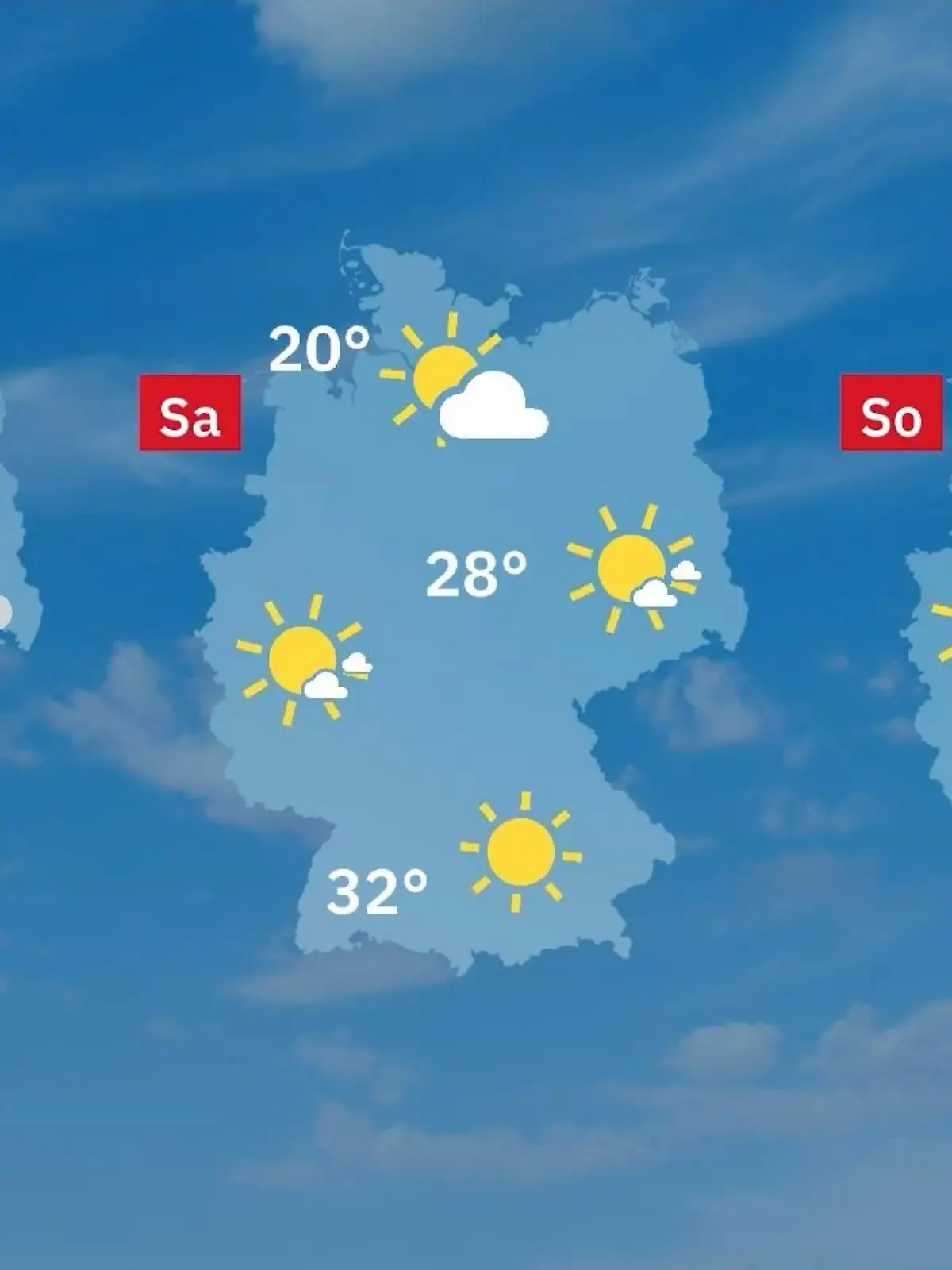 Bild zu: "Aktuelle Wettervorhersage"