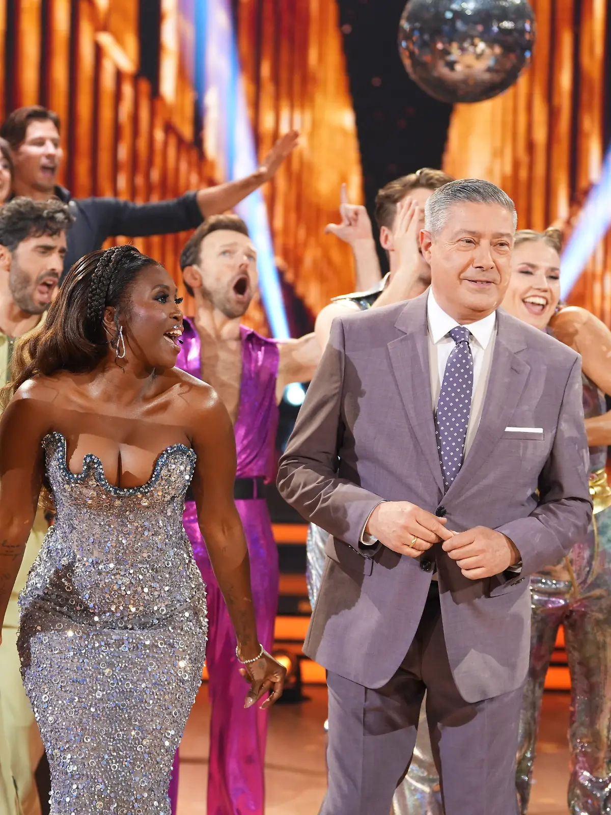 V.l.: Jorge González, Motsi Mabuse, Joachim Llambi