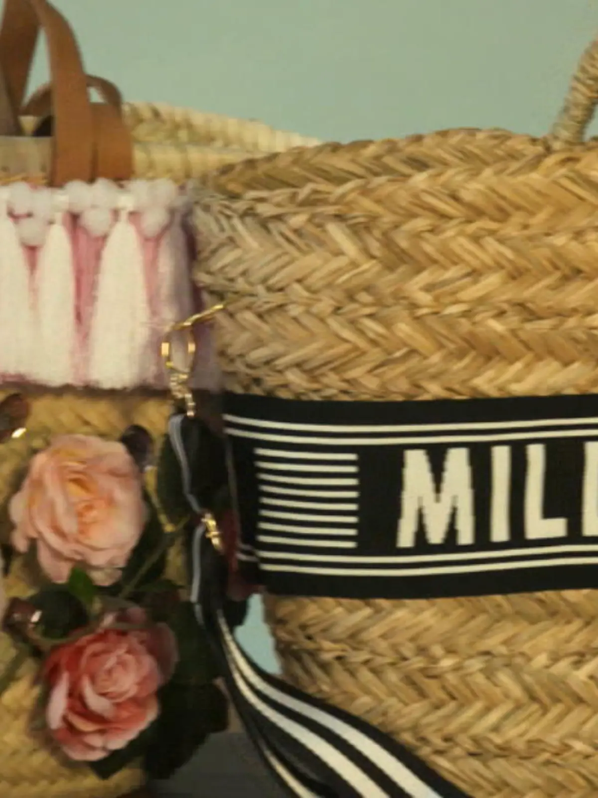Bild zu: "Trendy Korbtasche selbst pimpen"