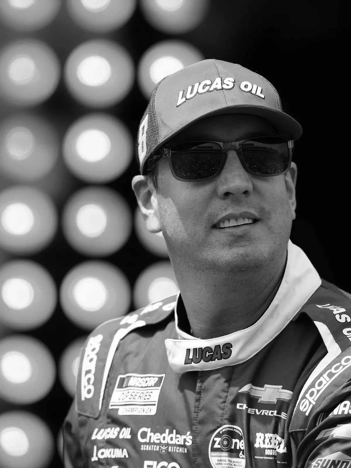FILE - Kyle Busch is introduced during the NASCAR All-Star auto race at Dover Motor Speedway, Sunday, May 17, 2026, in Dover, Del. (AP Photo/Derik Hamilton, File, File)