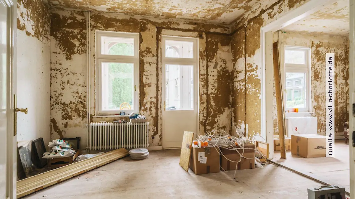 Die Villa haben Sven und Michael selber renoviert