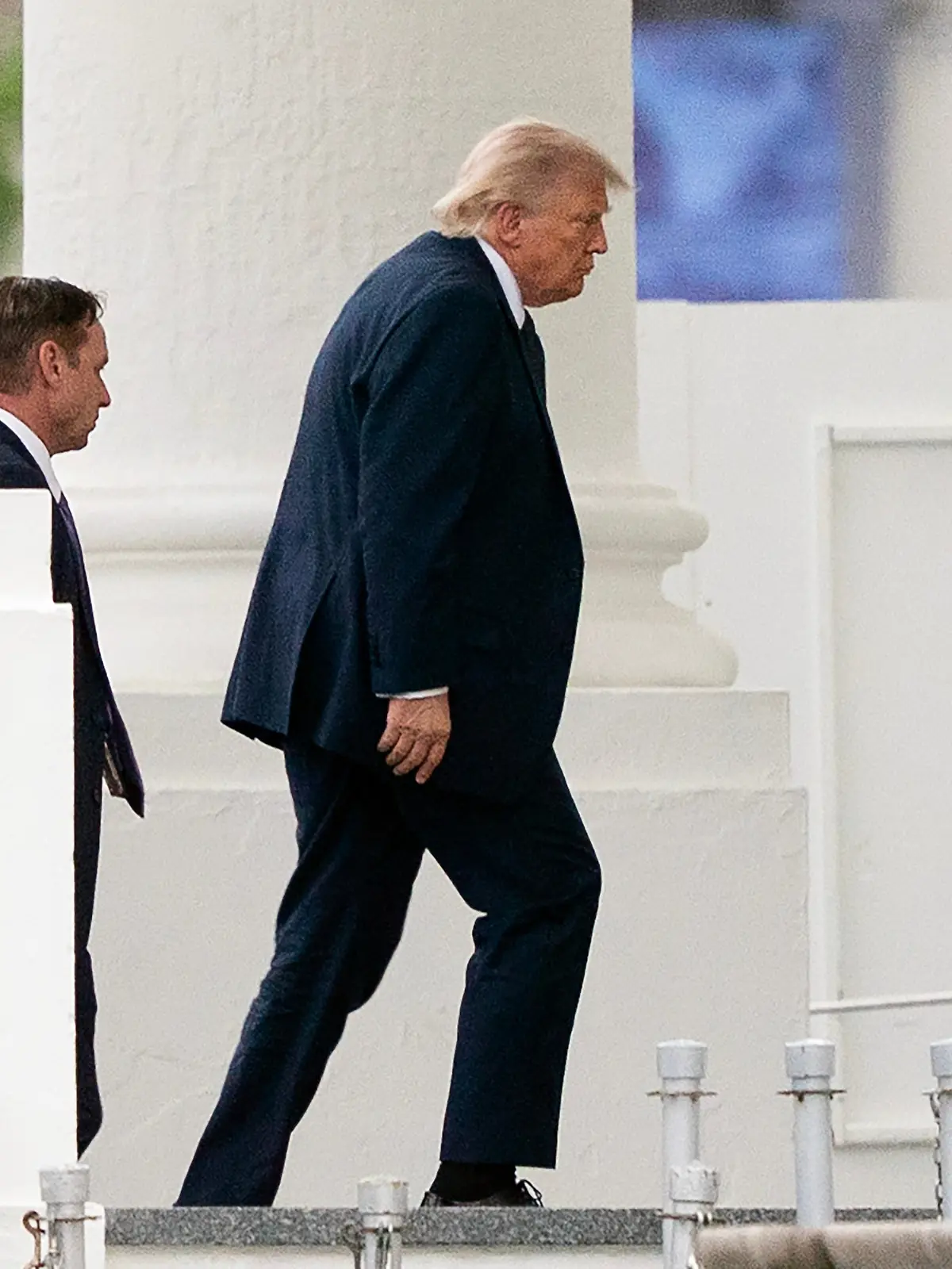 President Donald Trump arrives at the White House Friday, May 22, 2026, in Washington. (AP Photo/Jose Luis Magana)