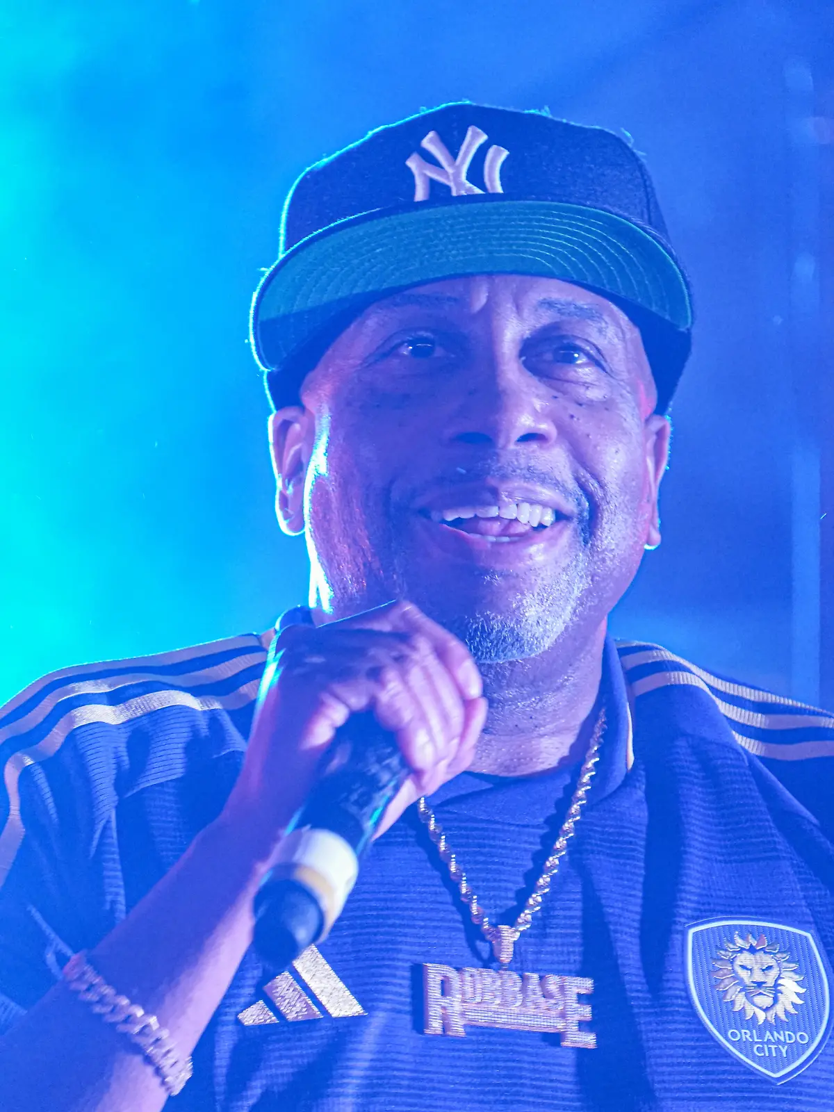 Orlando, Florida, USA, March 23, 2024, Hip Hop Artist Rob Base performs during a 90s concert hosted by Orlando City SC at Inter&Co Stadium. (Photo by Marty Jean-Louis/Sipa USA)